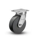 Kingpinless 4"x2" Trionix Nylon Caster with 4"x4.5" Plate