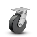 Kingpinless 5"x2" Trionix Nylon Caster with 4"x4.5" Plate