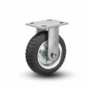 USA-Rig 6"x2" Never-Flat SZ Wheel Rigid Caster with 4"x4.5" Plate