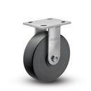 Kingpinless 5"x2" Trionix Nylon Rigid Caster with 4"x4.5" Plate