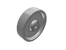 5" x 1.3125" CA Cast Iron Wheel - CA0500108