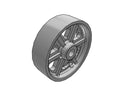 5" x 1.5" CA Cast Iron Wheel - CA0510110