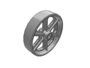 8" x 2" CA Cast Iron Wheel - CA0820108
