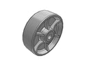 8" x 2.5" CA Cast Iron Wheel - CA0840516