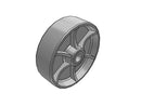 10" x 3" CA Cast Iron Wheel - CA1050120