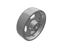 12" x 3.5" CA Cast Iron Wheel - CA1260120