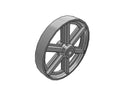 18" x 3" CA Cast Iron Wheel - CA1850120