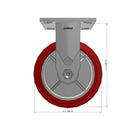 6"x2" USA HI-TECH Easy-Roll Polyurethane Rigid Caster | 1,100 lb