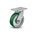 8"x3" Kingpinless Swivel Caster with Polyurethane on Iron Wheel – 2,500 lb Capacity