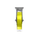 8"x2" Ergonomic Caster – USA Kingpinless Rig, Heavy-Duty Polyurethane Wheel