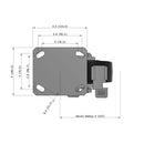 5"x2" Ergonomic Caster – USA Kingpinless Rig, Trionix Steel Replacement Wheel, Side Brake