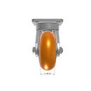 5"x2" Ergonomic Caster – USA Kingpinless Rig, MAX-Efficiency Orange Poly Wheel