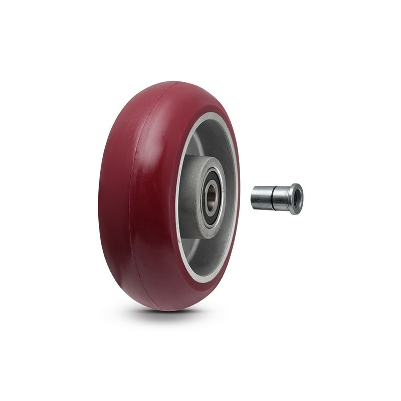 6" x 2" CG-MAX Maroon Wheel - AX0622808MAX