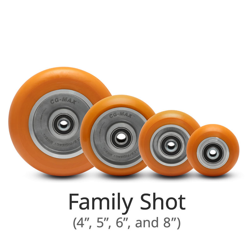 4" x 2" CG-MAX Orange Wheel - AN0422808MAX