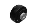 3.25" x 1.5" MR Rubber on Cast Iron Wheel - MR0310112