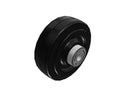 4" x 1.5" MR Rubber on Cast Iron Wheel - MR0410112