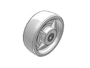 6" x 2" NW White Nylon Wheel - NW0620112