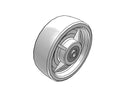 6" x 2" NW White Nylon Wheel - NW0622908