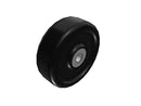 4" x 1.375" PB Polypropylene Wheel - PB0405108