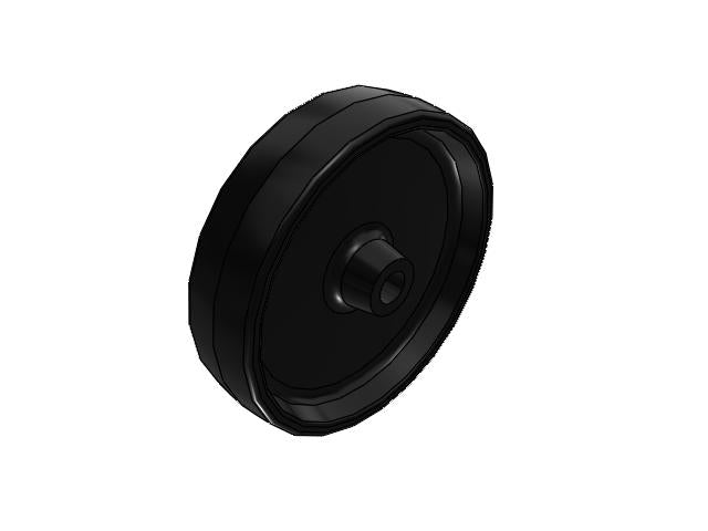 5" x 1.25" PB Polypropylene Wheel - PB0504108