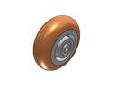 6" x 2" PM Polyurethane on Aluminum Wheel - PM062280880A