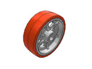 12" x 4" PX Polyurethane on Cast Iron Wheel - PX127012480A