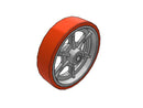 16" x 4" PX Polyurethane on Cast Iron Wheel - PX167092080A