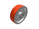 10" x 3" PY Polyurethane on Cast Iron Wheel - PY105281280A