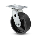 4"x2" Polypropylene HD Delrin Bearing Caster with 4"x4.5" Plate