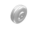 4" x 1.375" RW Wheel - RW0404108