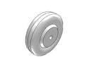 5" x 1.375" RW Wheel - RW0504108