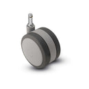 100mm Floor-Protective Twin Wheel with 7/16" x 1-7/16" Grip Ring