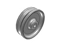 10" x 3" VF Drop Forged Steel V-Groove Wheel - VF1050120