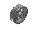 6" x 2" VG Cast Iron V-Groove Wheel - VG0620110