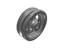 6" x 2" VG Cast Iron V-Groove Wheel - VG0620112