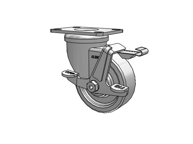 02CA03X01SF Albion Swivel Caster