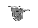 02CA04001SGL Albion Swivel Caster