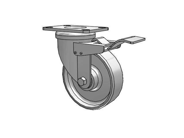 02CA04001ST Albion Swivel Caster