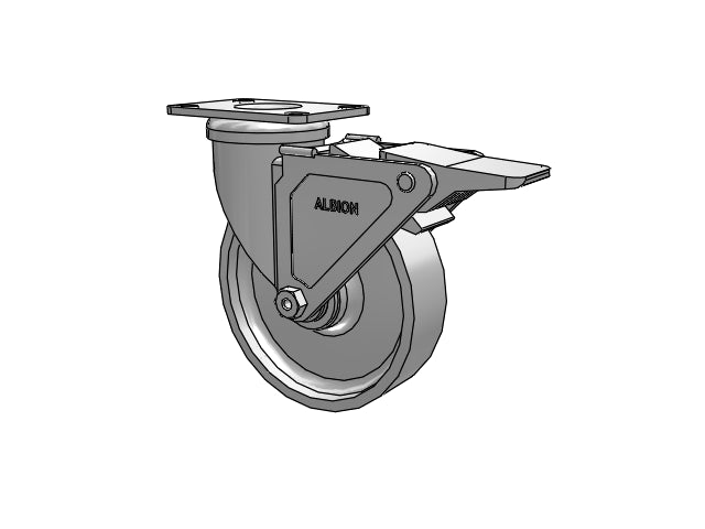 02CA05001SGL Albion Swivel Caster