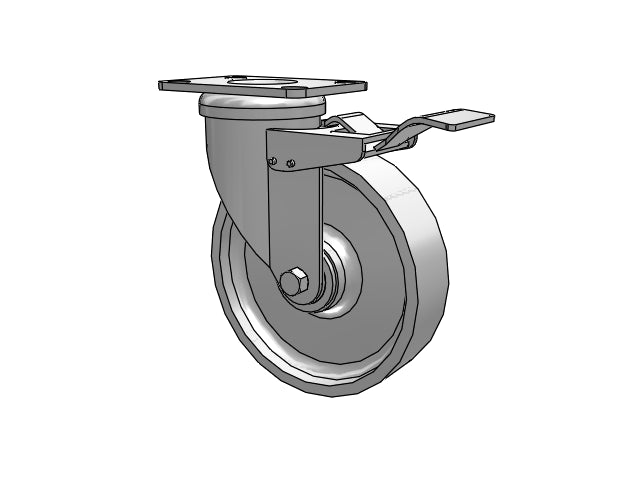 02CA05001ST Albion Swivel Caster