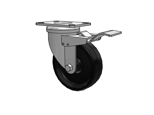 02PB04041ST Albion Swivel Caster