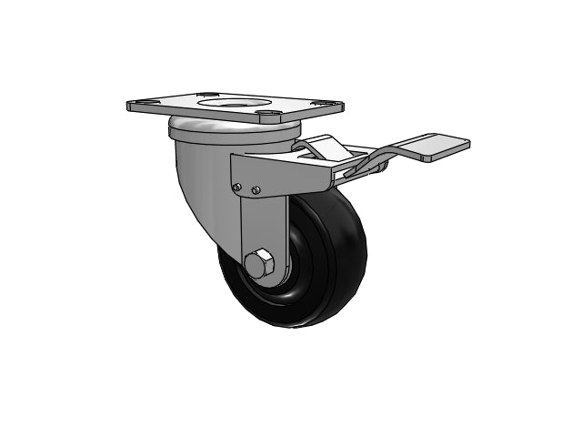 02RR03001ST Albion Swivel Caster