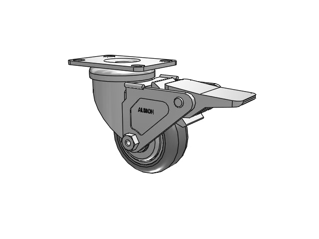 02XA03028SGL Albion Swivel Caster