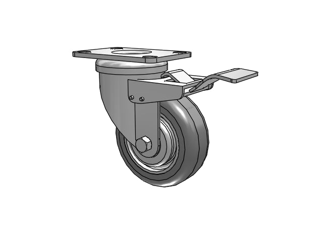 02XA03X28ST Albion Swivel Caster