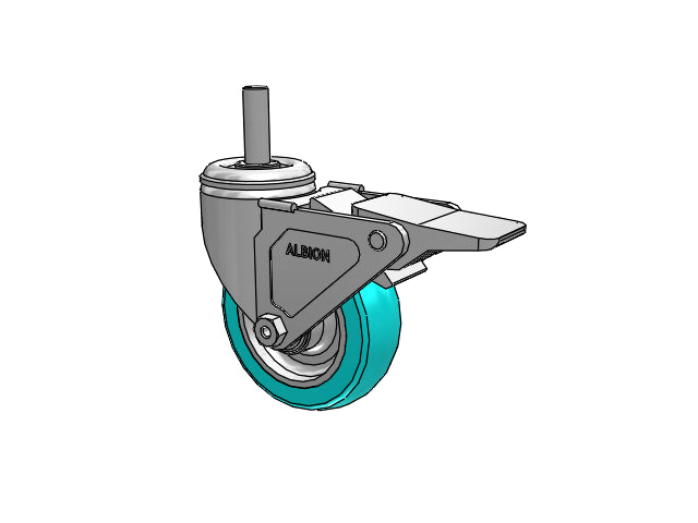 02XA04051SGLPREV-S41 Albion Caster