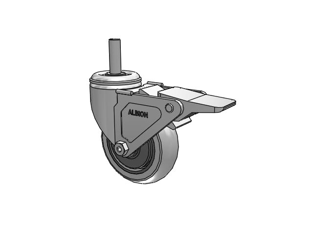02XR04028SGL-S41 Albion Caster