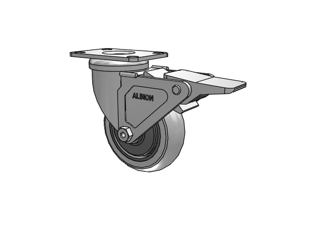 02XR04028SGL Albion Swivel Caster