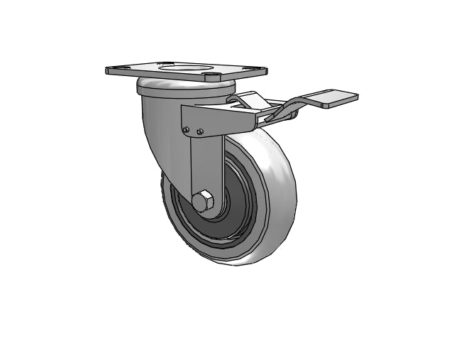 02XR04028ST Albion Swivel Caster