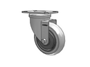 4" Swivel Caster with Performance Rubber Wheel - 02XR04028S