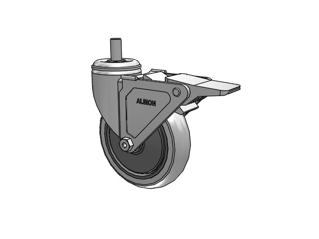 02XR05028SGL-S52 Albion Caster